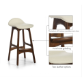 Hochwertige moderne Design Holzhocker Barstühle Stühle